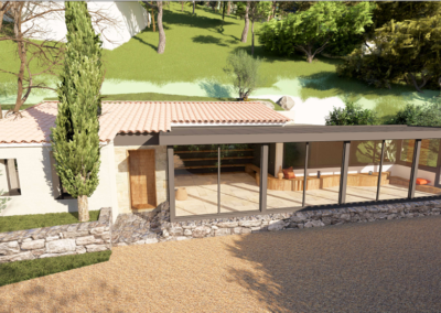 CONSTRUCTION D&rsquo;UN ATELIER A CABASSE